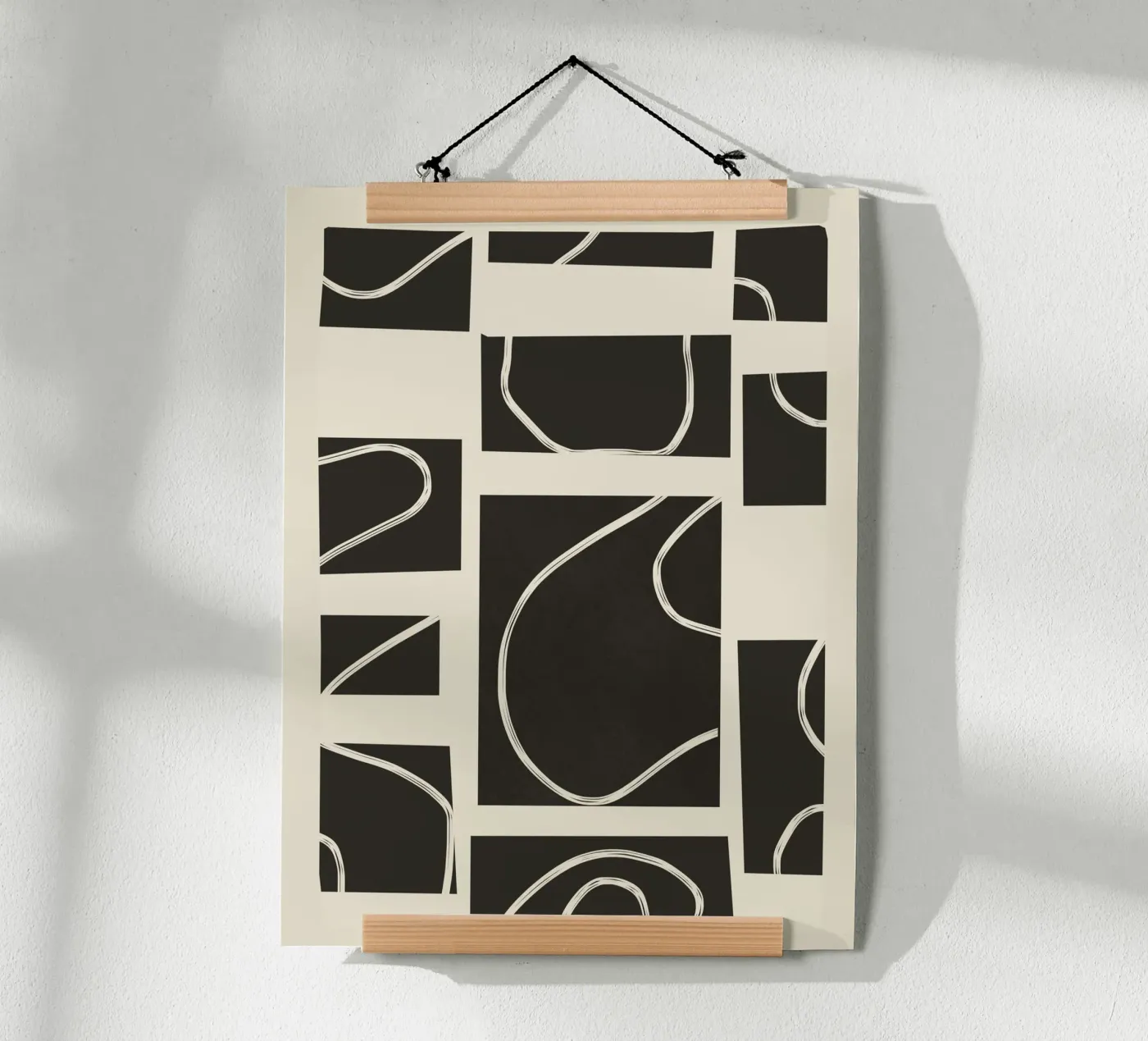 Abstract Pathways Poster von Flow Line