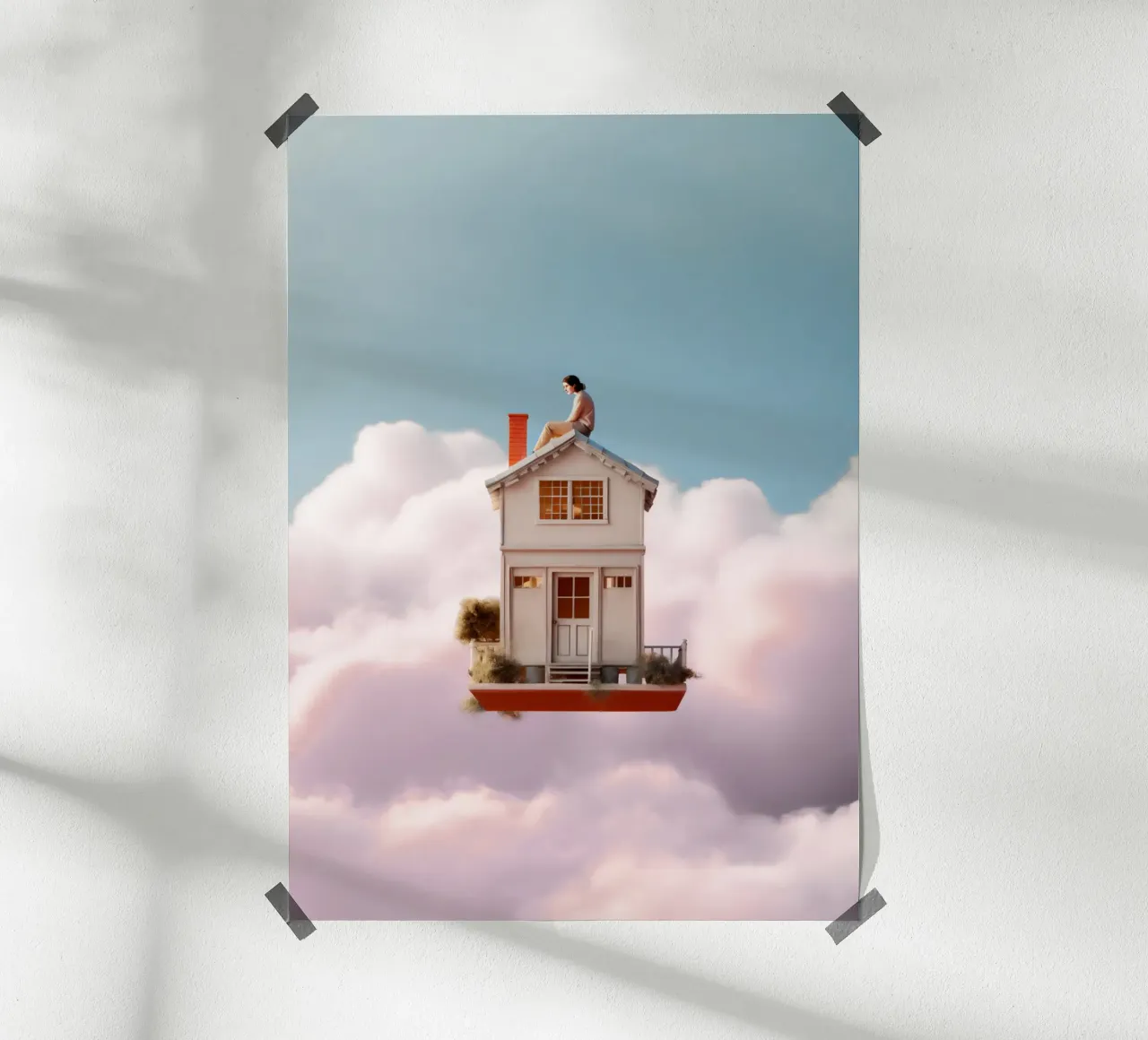 Flying House Poster von My Tiny Home