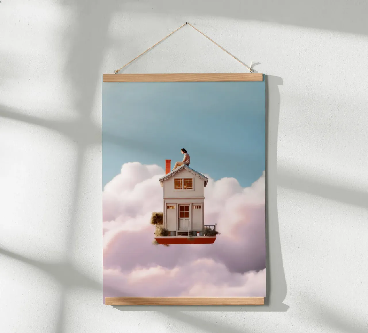 Flying House Poster von My Tiny Home