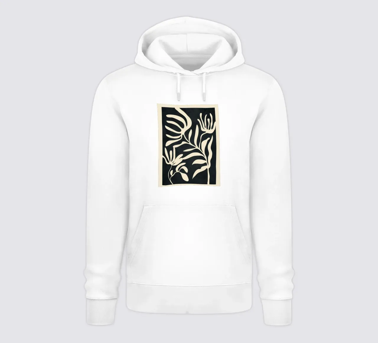 Minimal Abstract Art Plant felpa con cappuccio da Flow Line