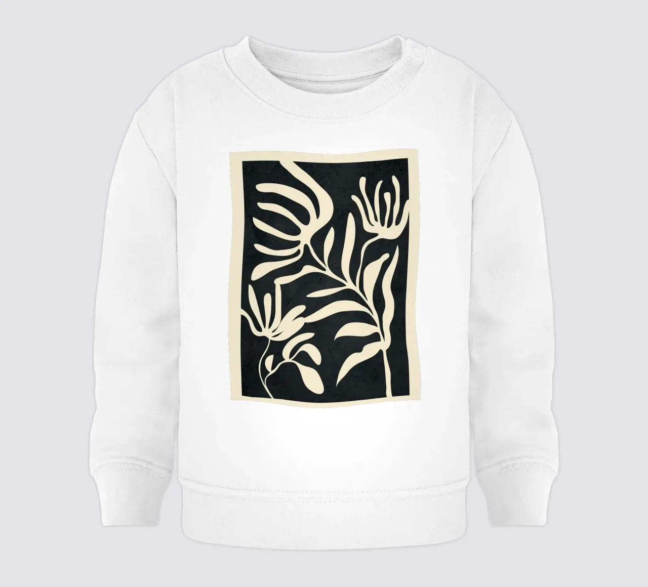 Minimal Abstract Art Plant felpa neonato da Flow Line