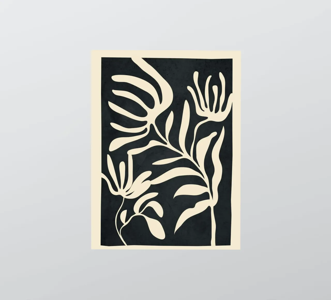 Minimal Abstract Art Plant sticker by Flow Line