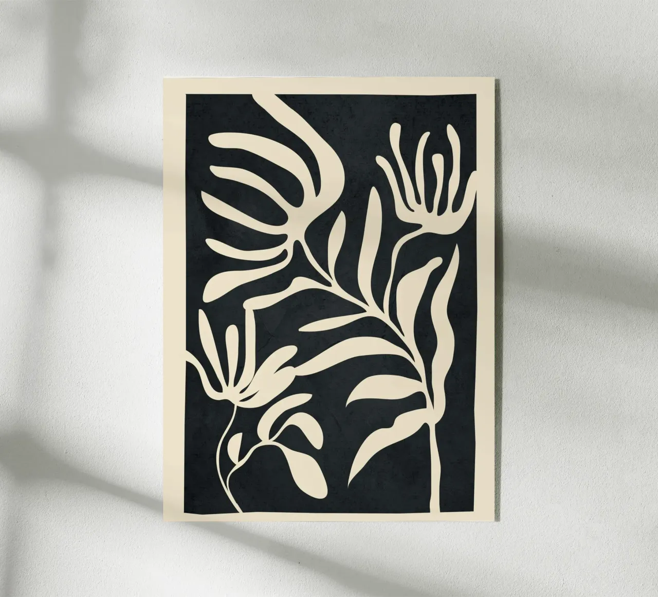 Minimal Abstract Art Plant plexiglass da Flow Line