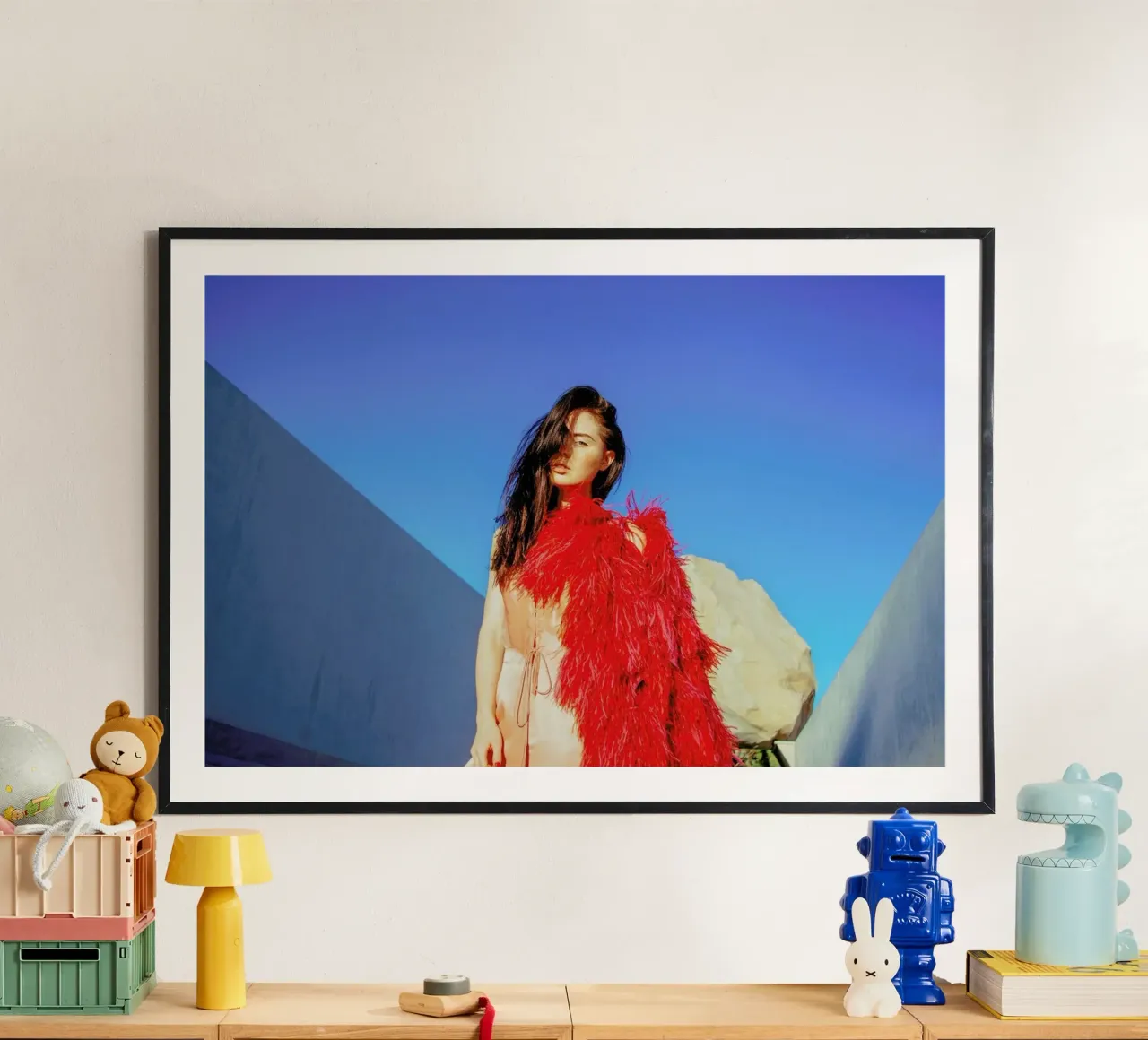 Red VS Blue poster da Aysha Banos