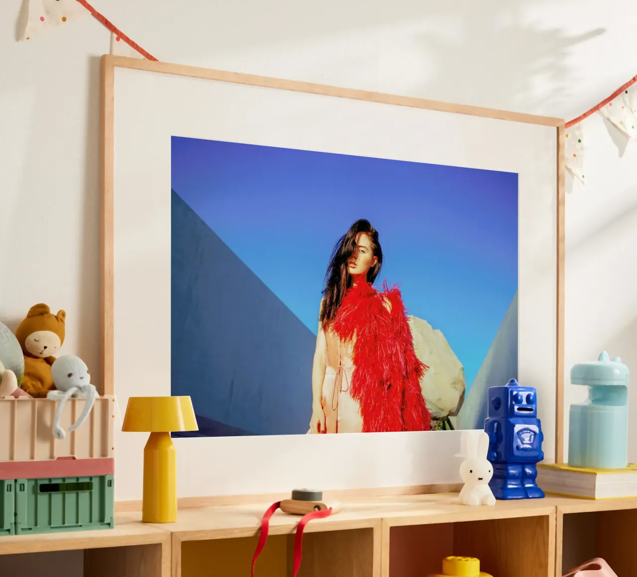 Red VS Blue poster da Aysha Banos