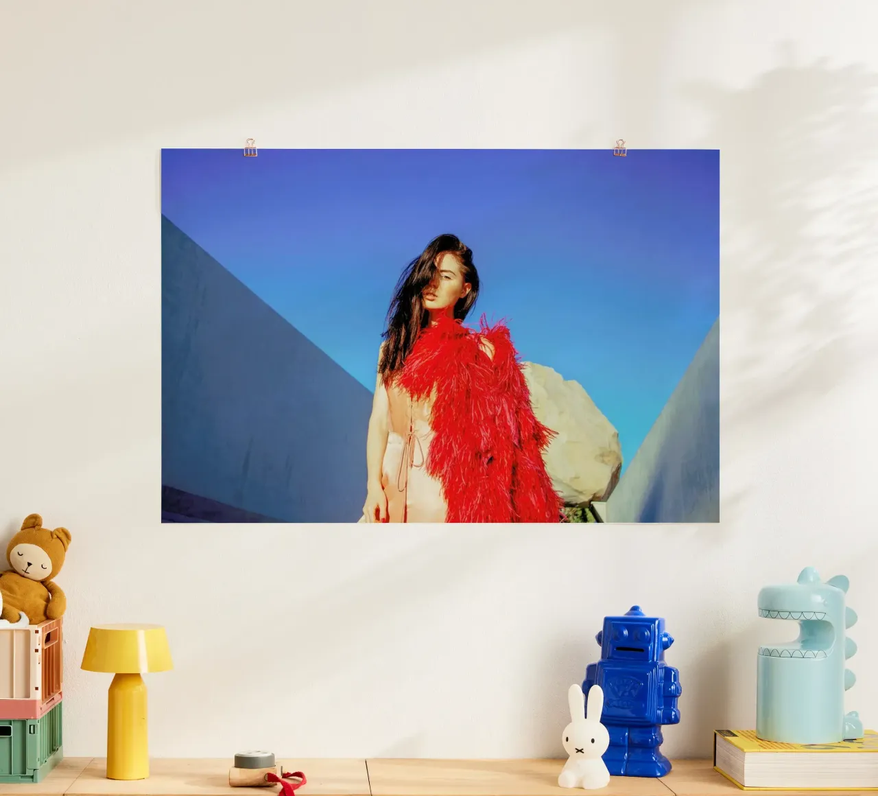 Red VS Blue poster da Aysha Banos