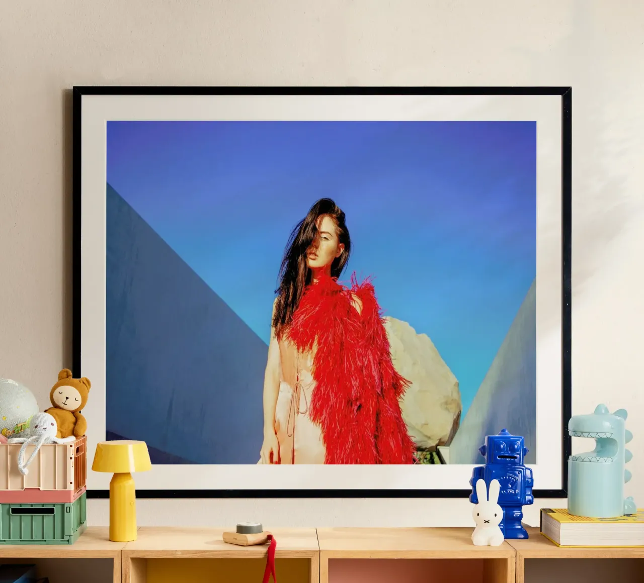 Red VS Blue poster da Aysha Banos