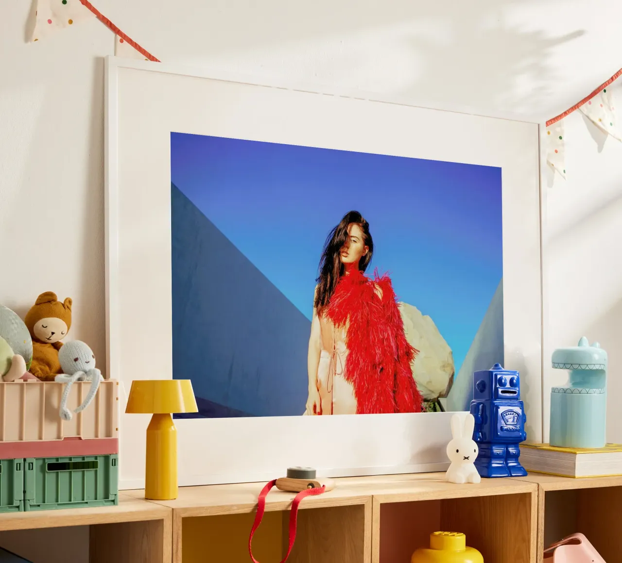 Red VS Blue poster da Aysha Banos