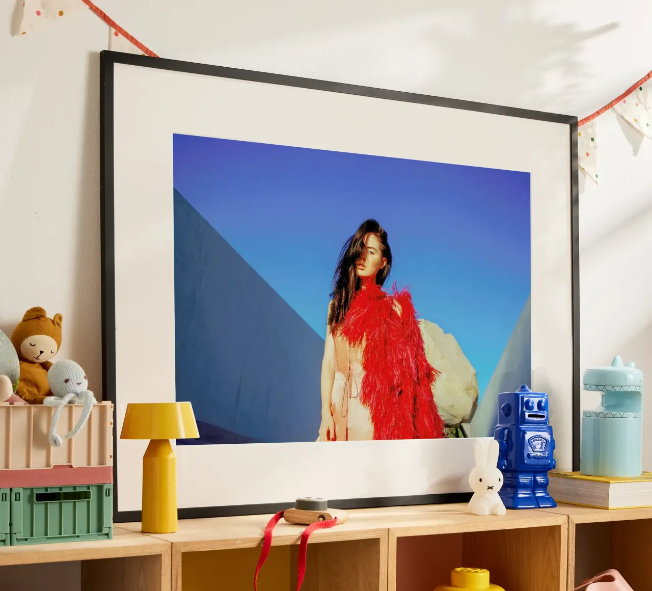 Red VS Blue poster da Aysha Banos