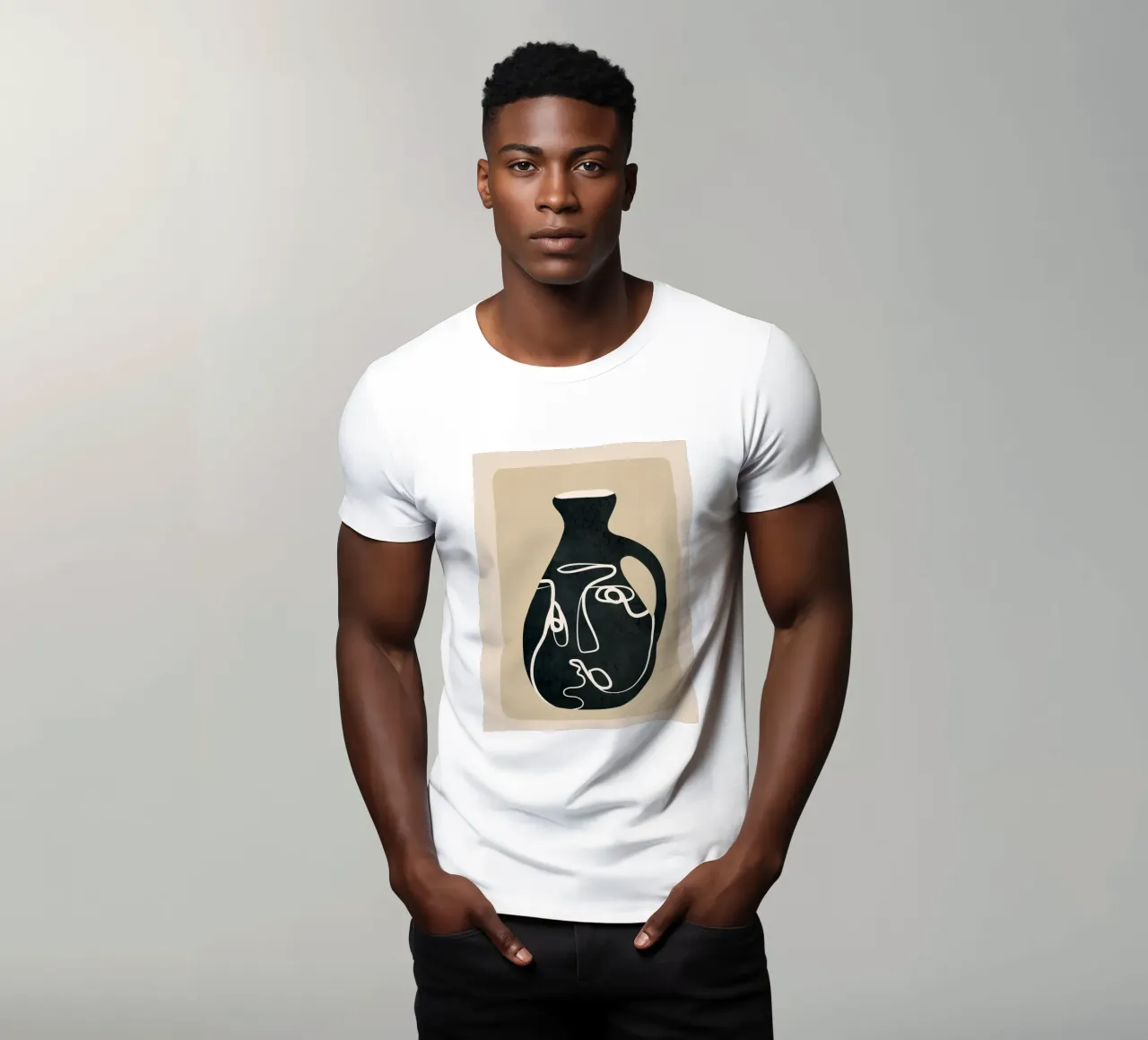 Abstract Art Vase t-shirt da Flow Line