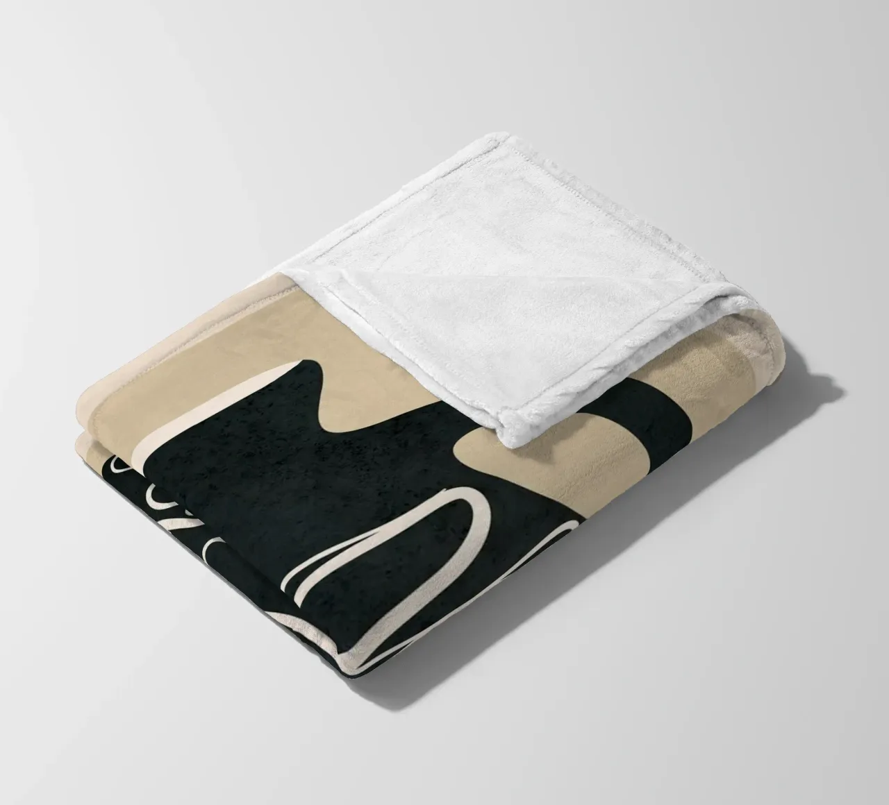 Abstract Art Vase coperta in pile da Flow Line
