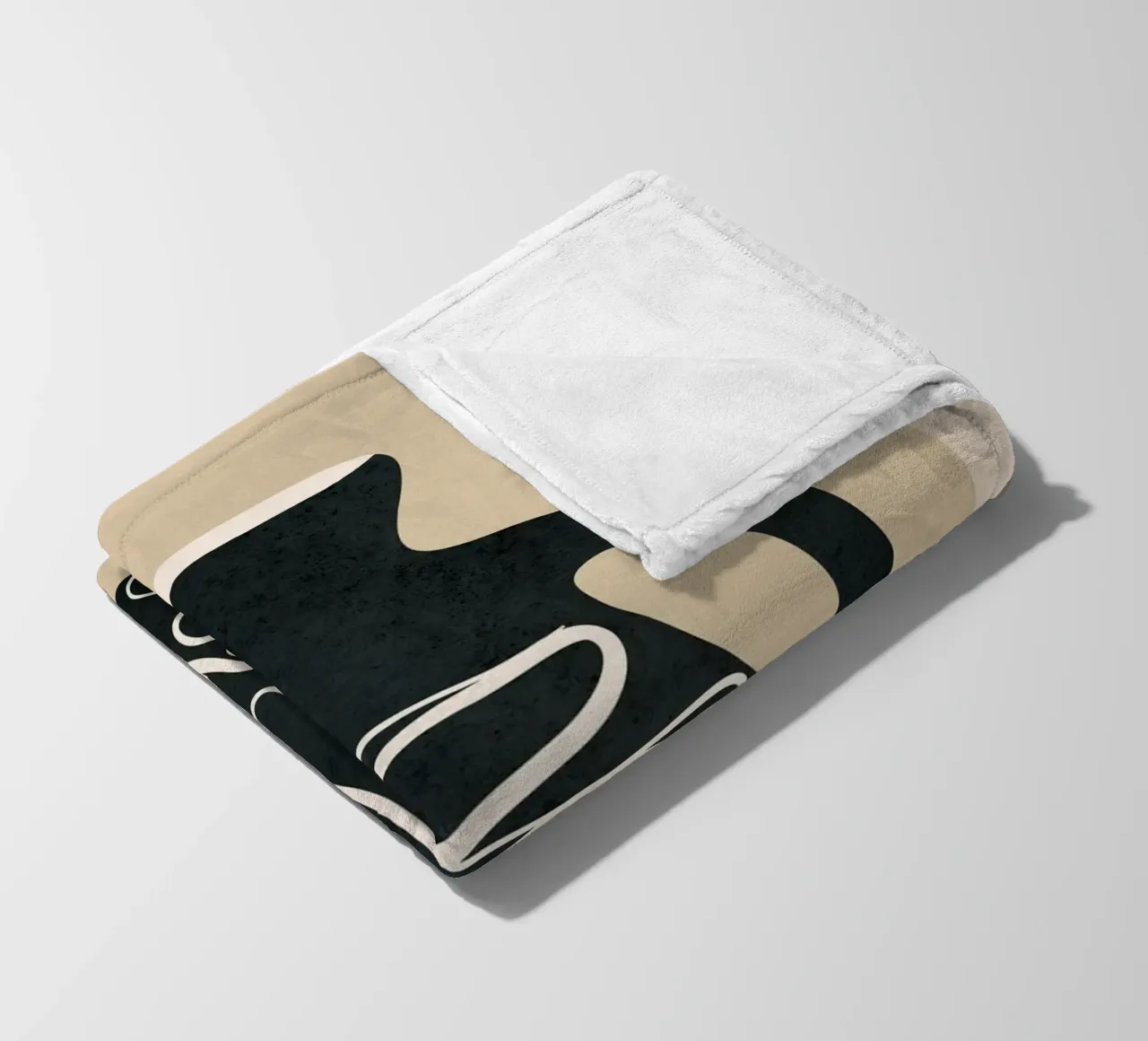 Abstract Art Vase coperta in pile da Flow Line