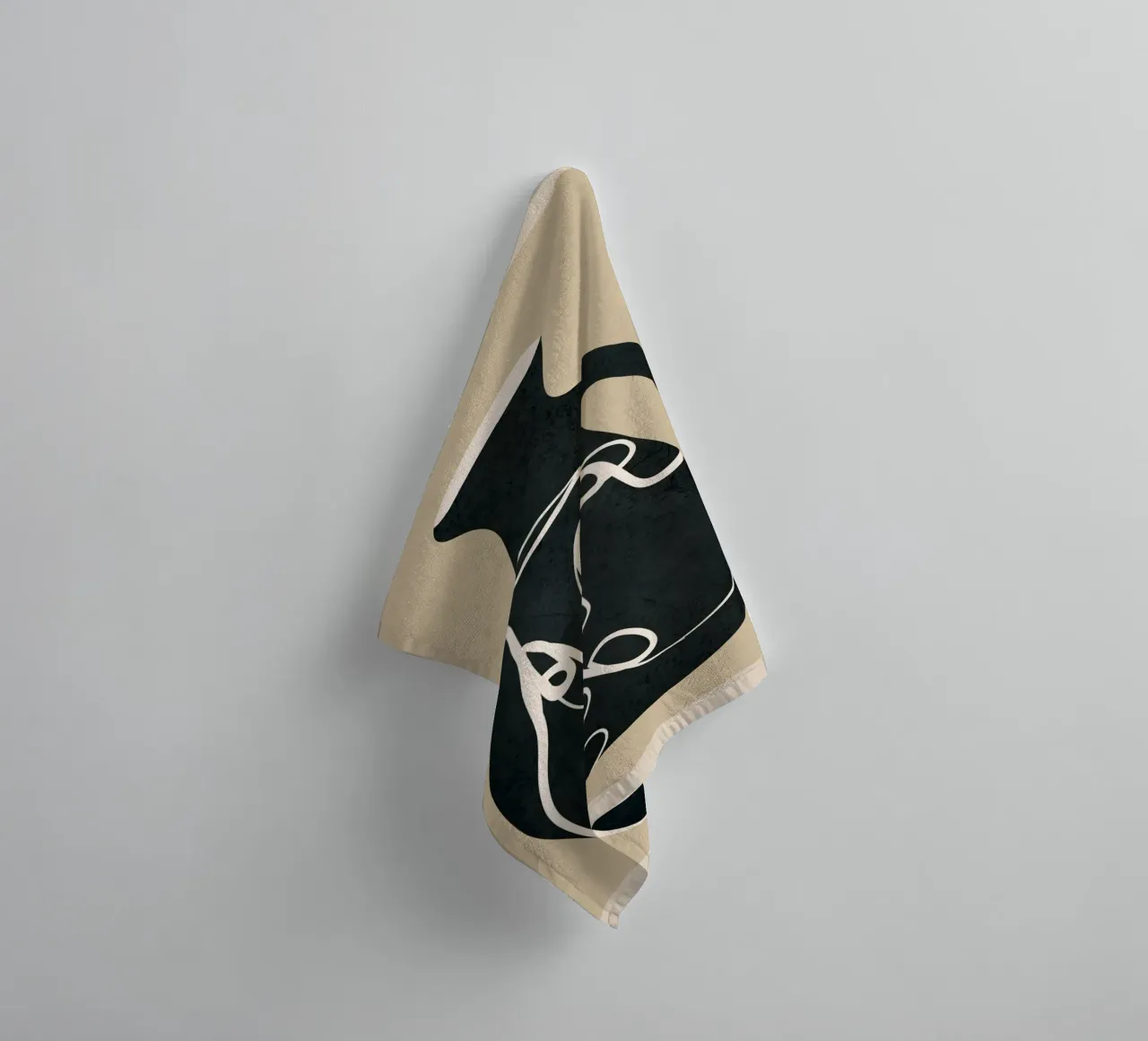 Abstract Art Vase asciugamano da bagno da Flow Line