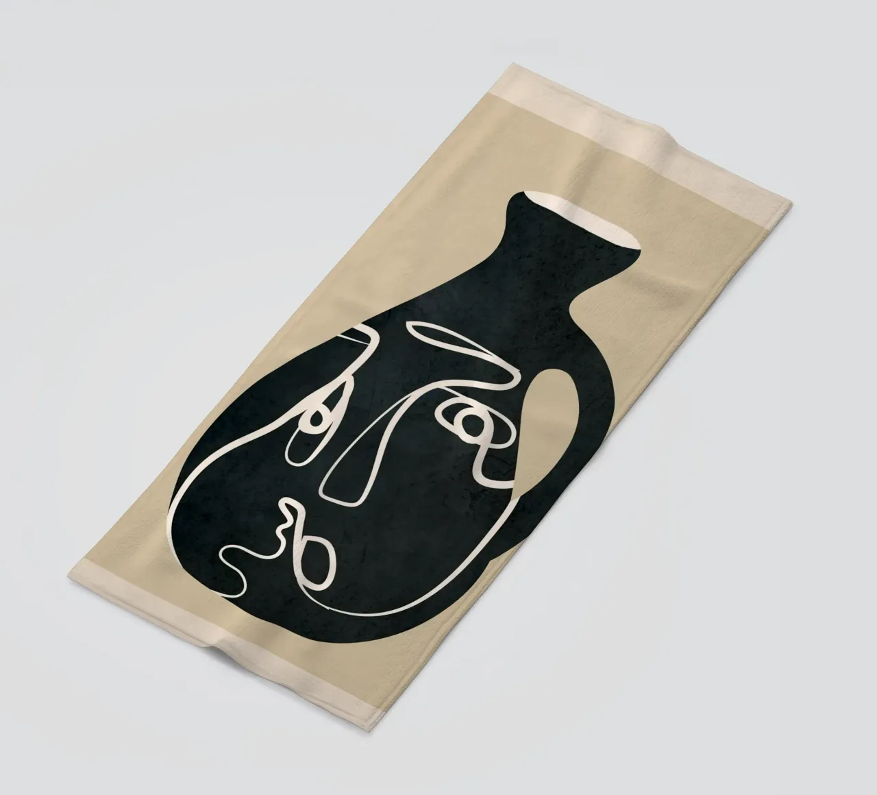 Abstract Art Vase telo mare da Flow Line