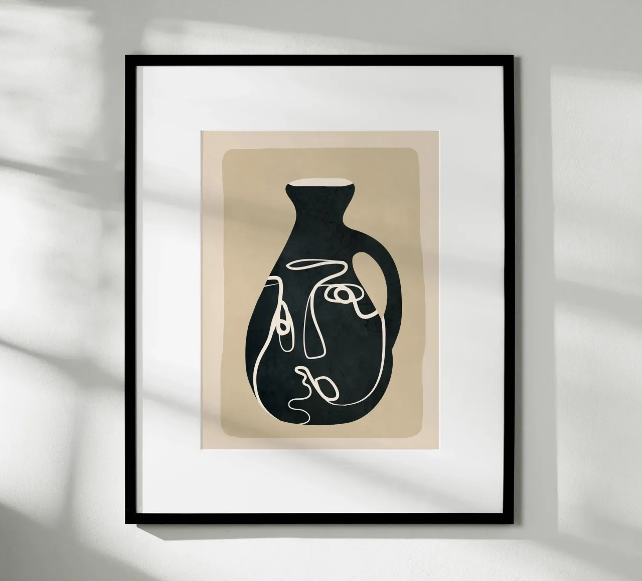 Abstract Art Vase carta hahnemühle da Flow Line