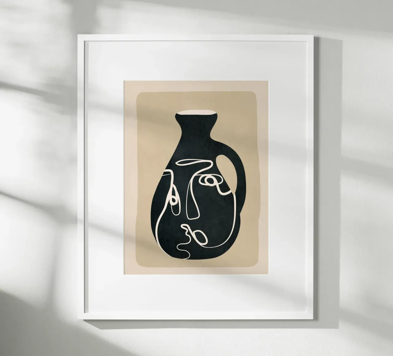 Abstract Art Vase carta hahnemühle da Flow Line