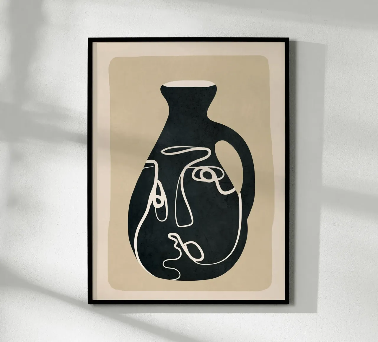 Abstract Art Vase carta hahnemühle da Flow Line