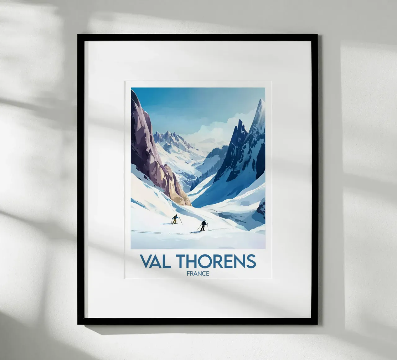 Affiche Val Thorens carta hahnemühle da Frame the World