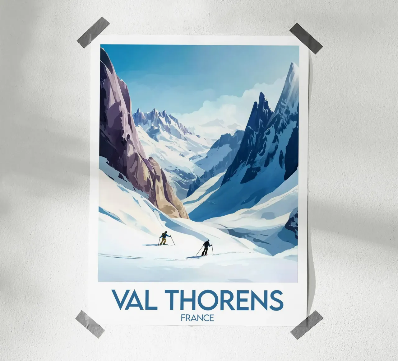 Affiche Val Thorens carta hahnemühle da Frame the World