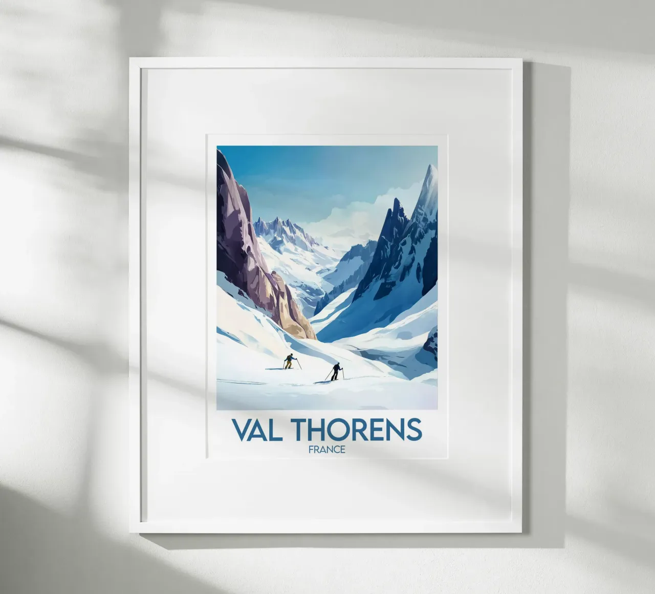 Affiche Val Thorens carta hahnemühle da Frame the World