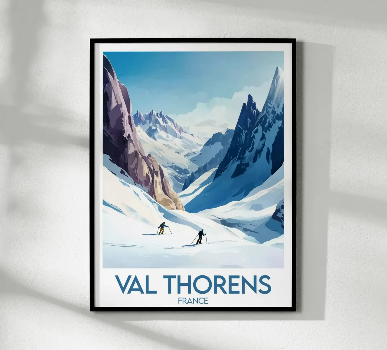 Affiche Val Thorens carta hahnemühle da Frame the World