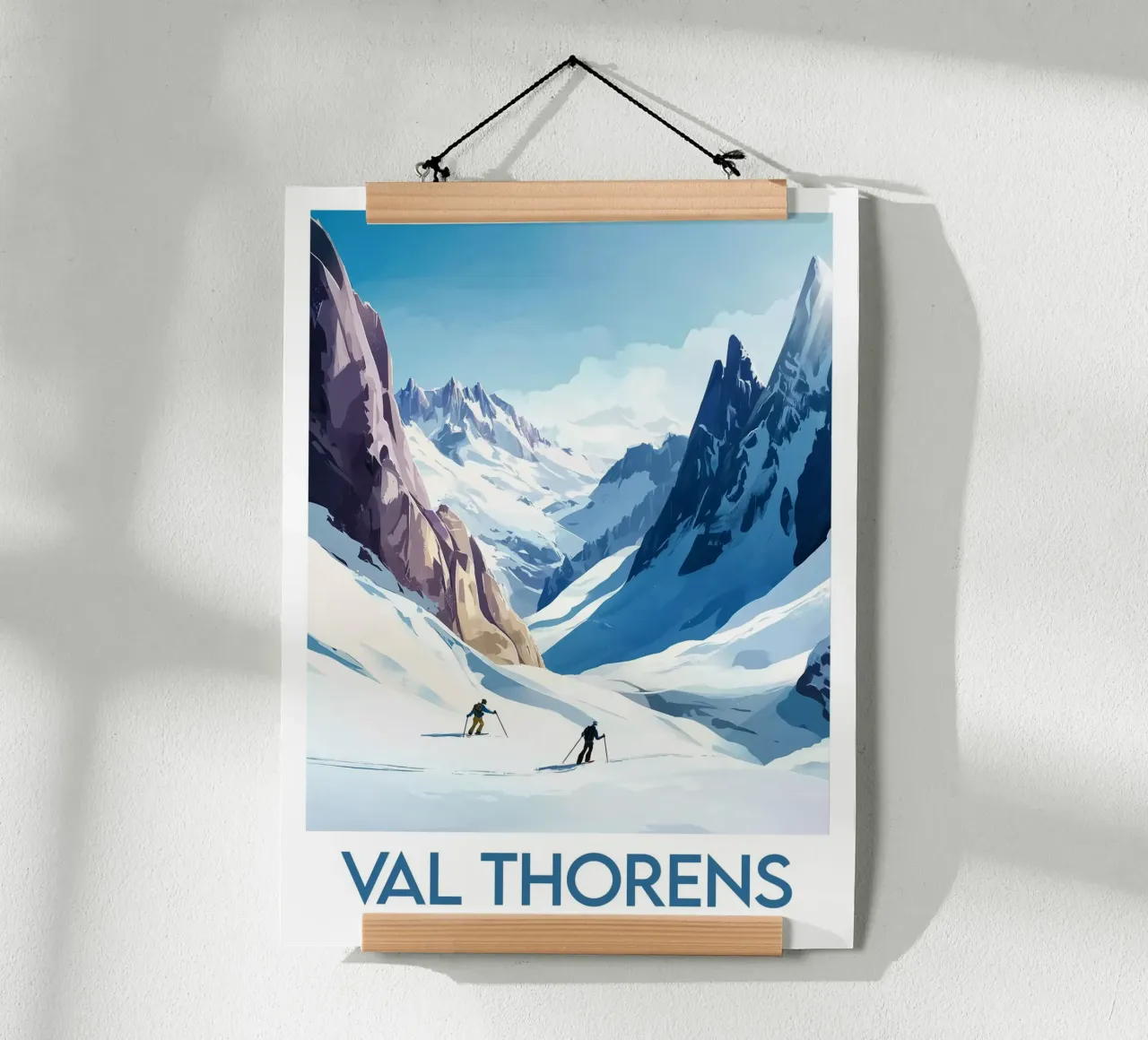 Affiche Val Thorens carta hahnemühle da Frame the World