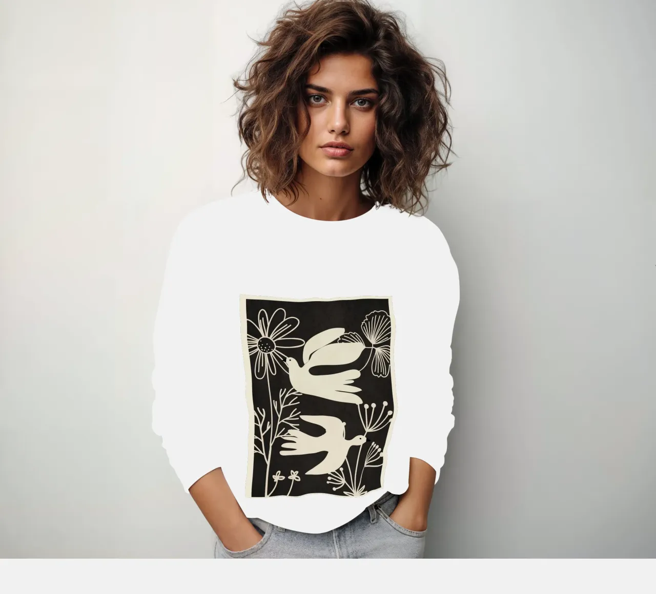 Abstract Flight felpa da Flow Line