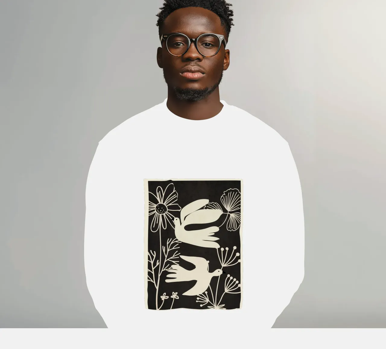 Abstract Flight felpa da Flow Line