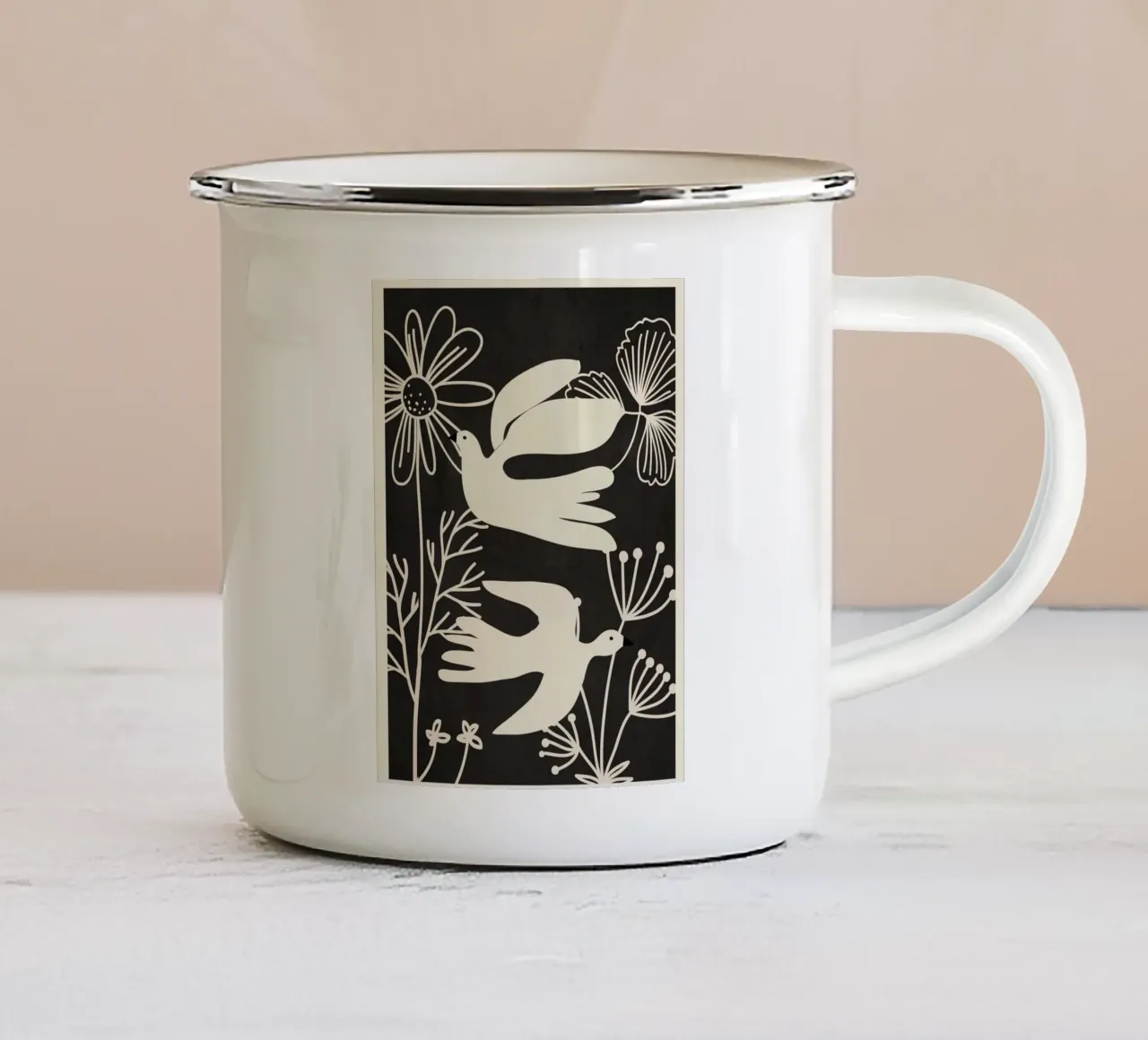 Abstract Flight tazza in smalto da Flow Line
