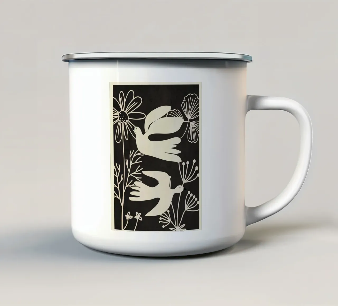 Abstract Flight tazza in smalto da Flow Line