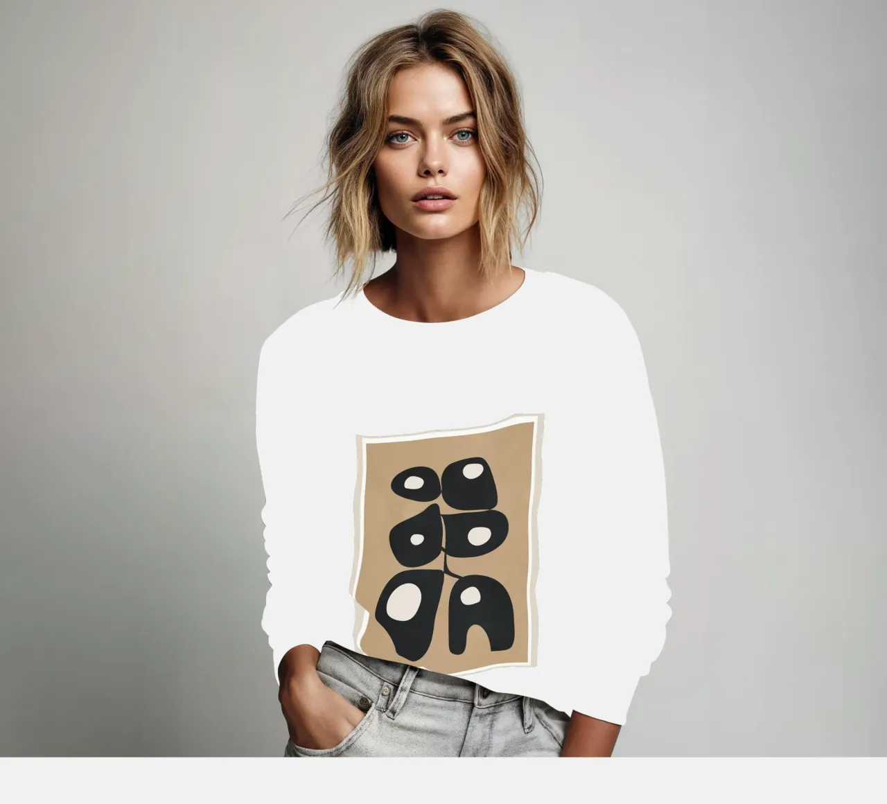 Modern Abstract Art 1 felpa da Flow Line