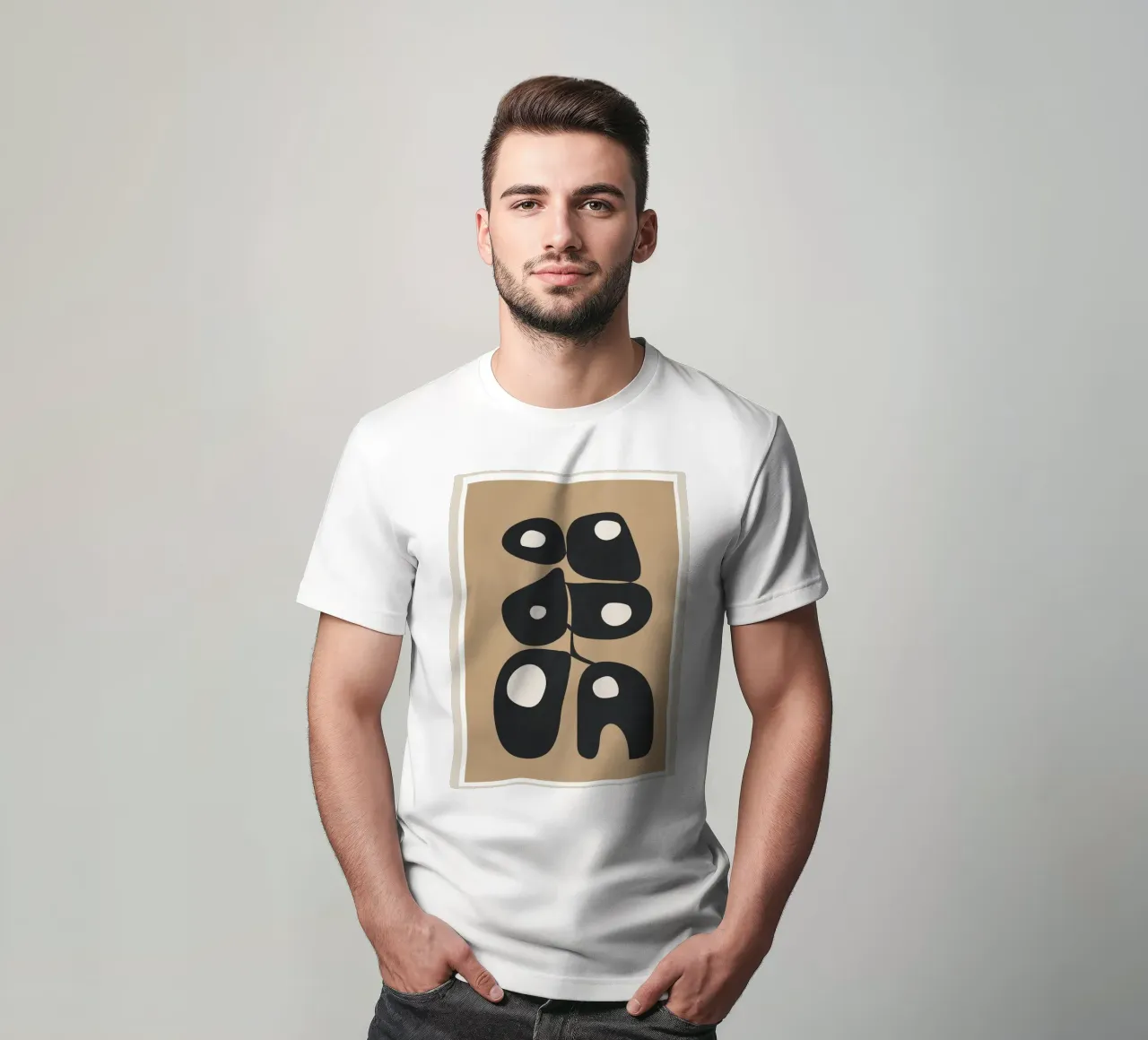 Modern Abstract Art 1 t-shirt da Flow Line
