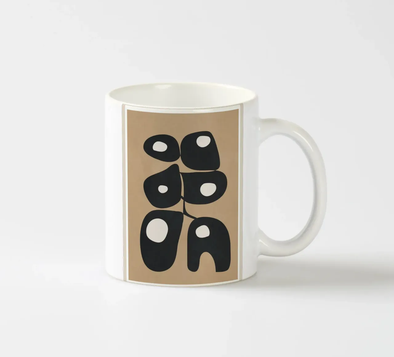 Modern Abstract Art 1 ceramic mug by Flow Line