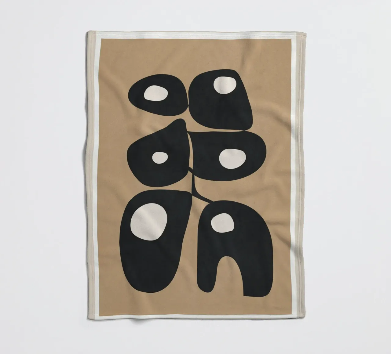 Modern Abstract Art 1 coperta in pile da Flow Line