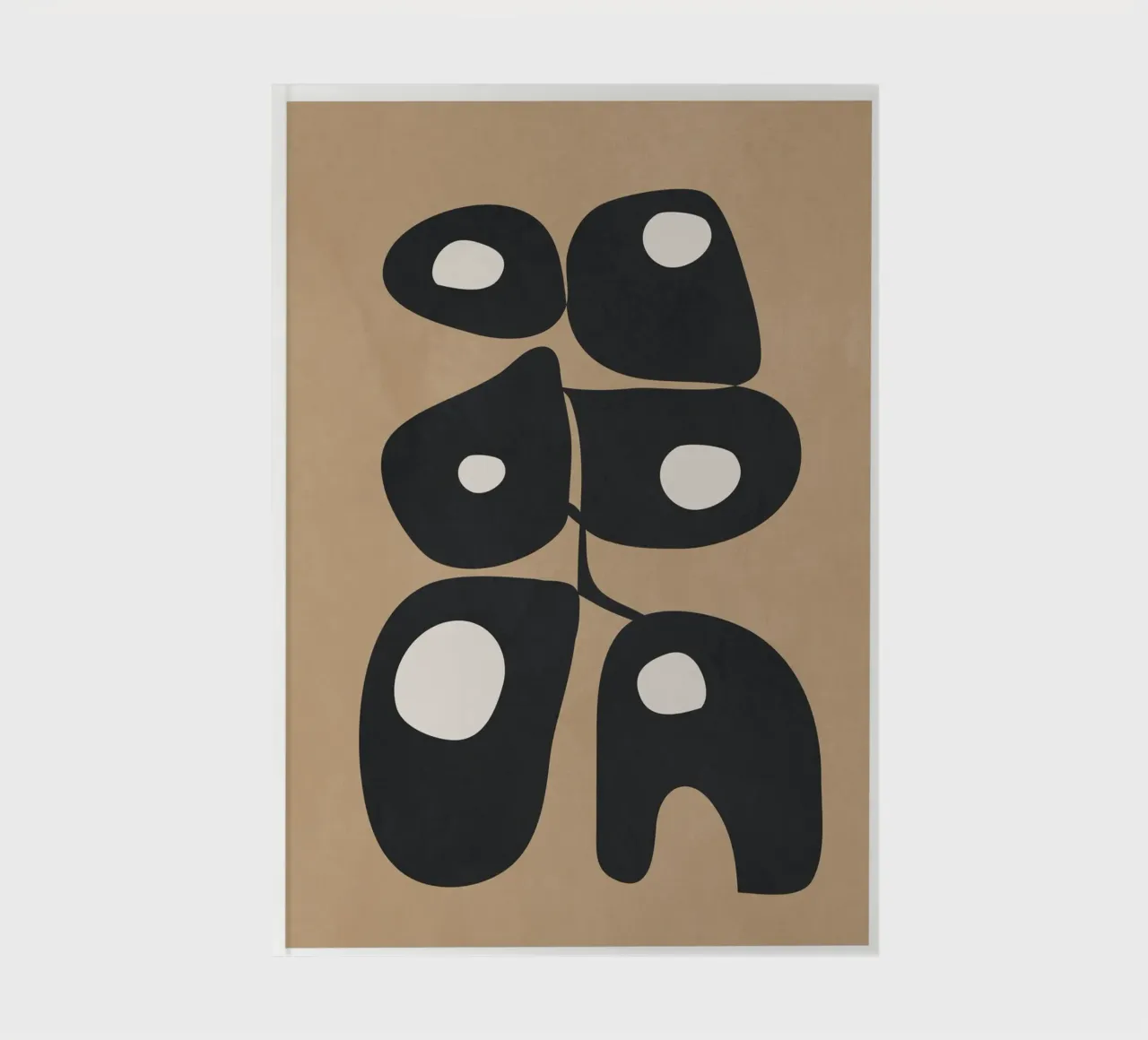 Modern Abstract Art 1 Notizbuch von Flow Line