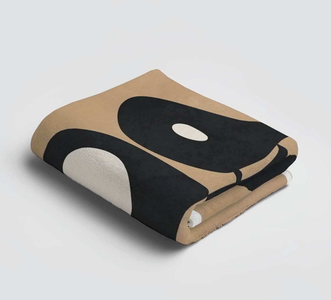 Modern Abstract Art 1 serviette de bain de Flow Line