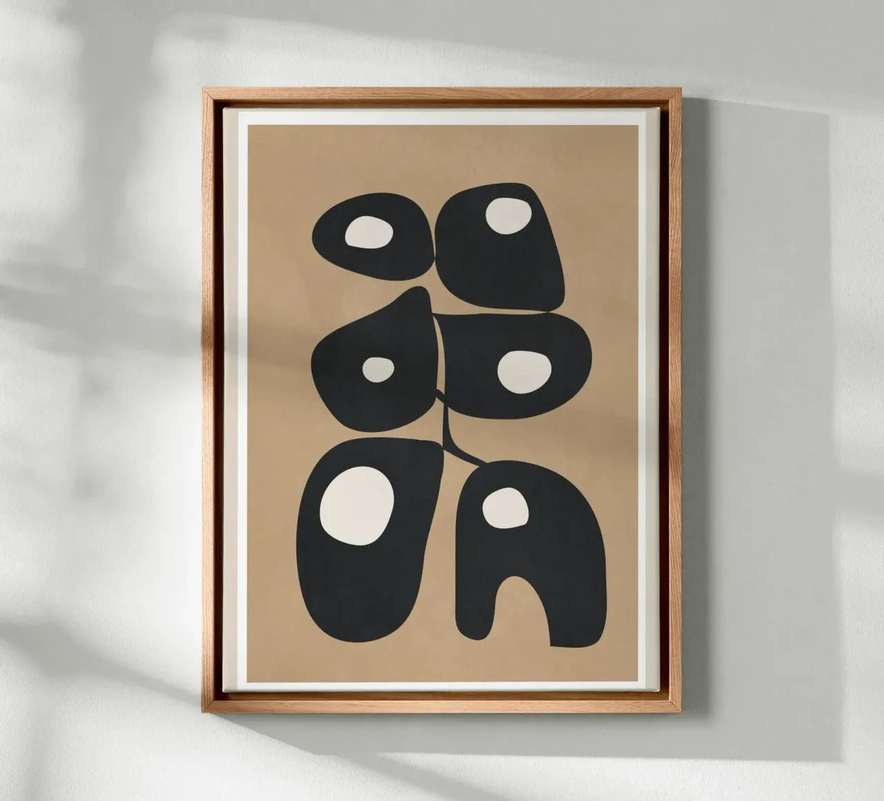 Modern Abstract Art 1 tela con Cornice a cassetta da Flow Line
