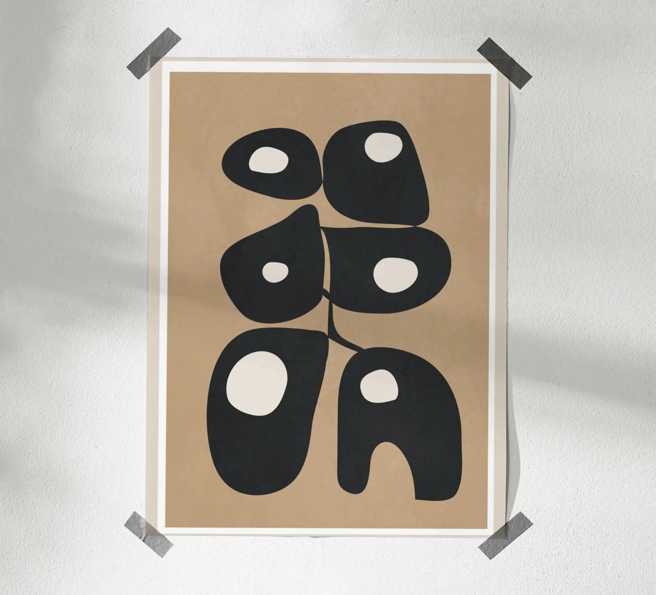 Modern Abstract Art 1 poster de Flow Line