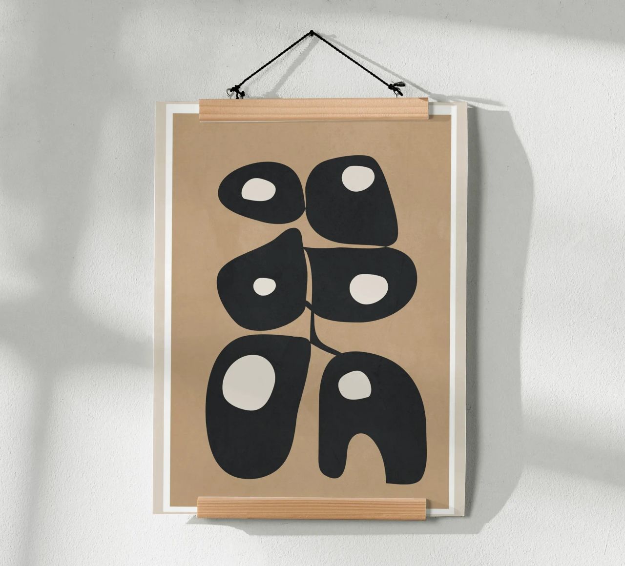 Modern Abstract Art 1 poster de Flow Line