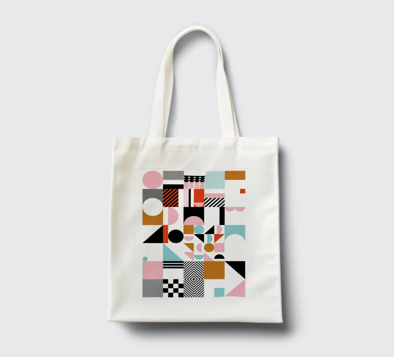 Geometric Game borsa in juta da My Tiny Home