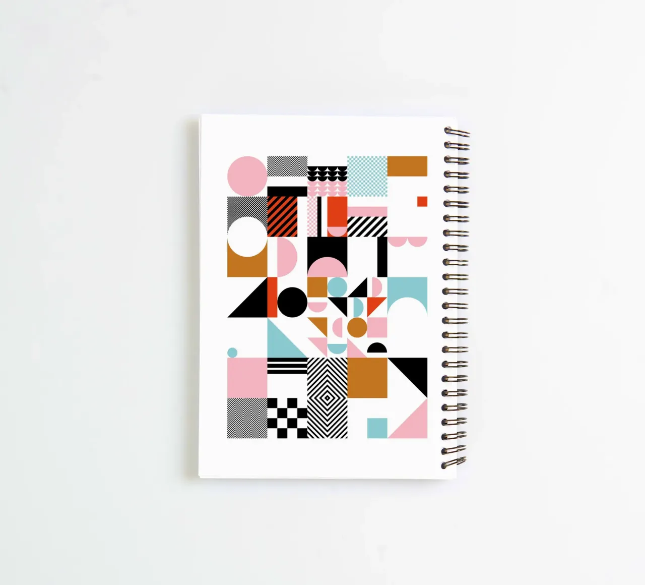 Geometric Game #1 spiral notebook by My Tiny Home