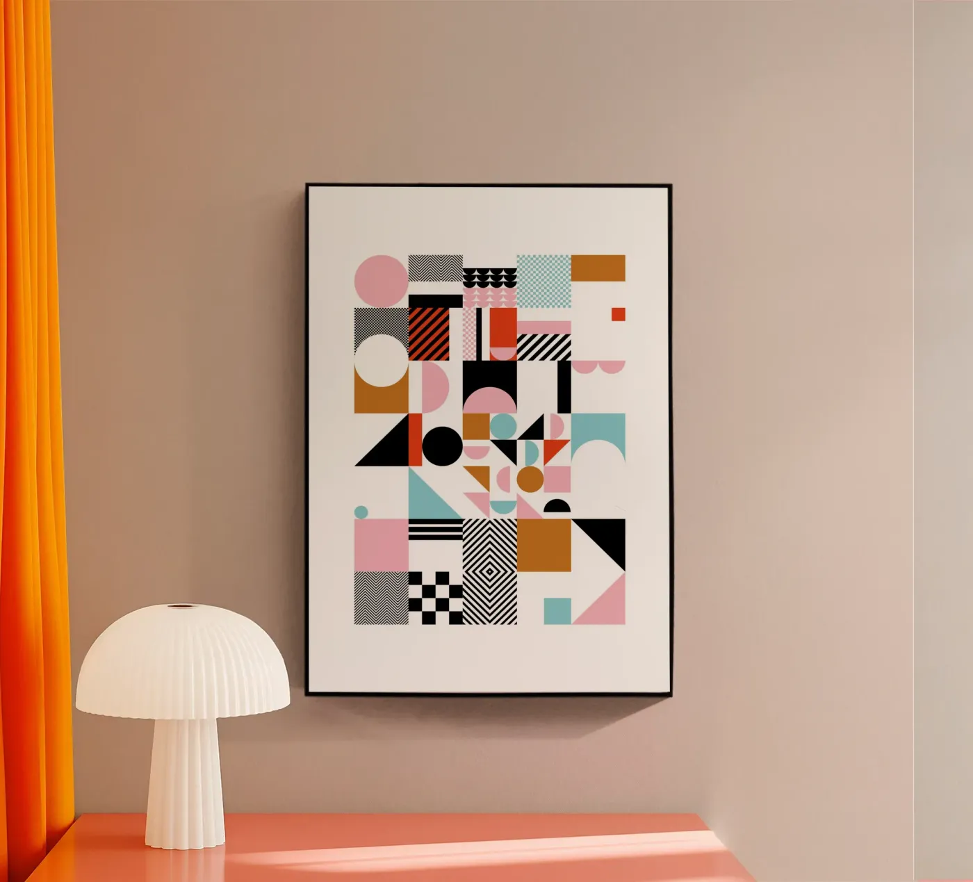 Geometric Game #1 plexiglass da My Tiny Home