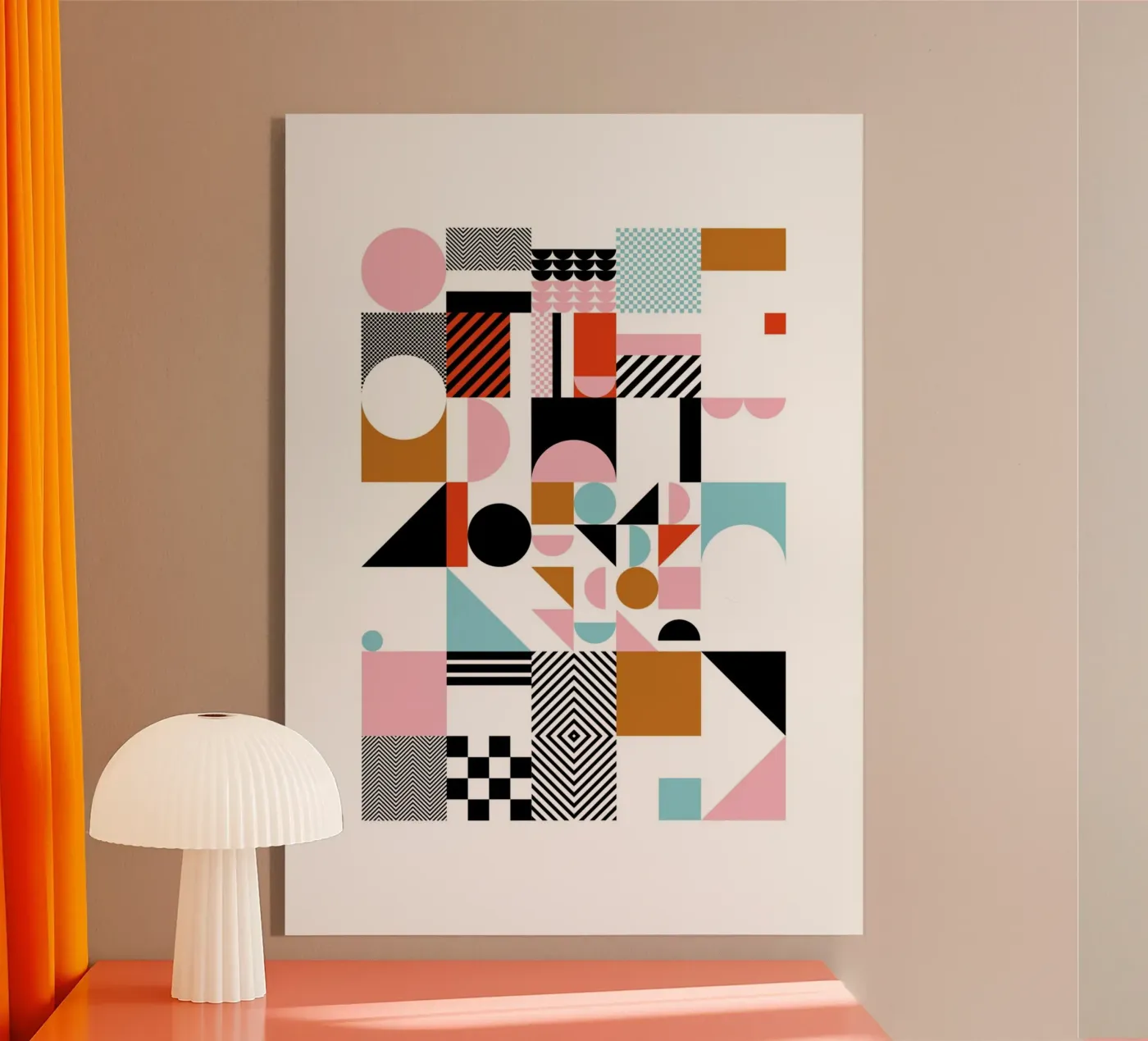 Geometric Game #1 plexiglass da My Tiny Home