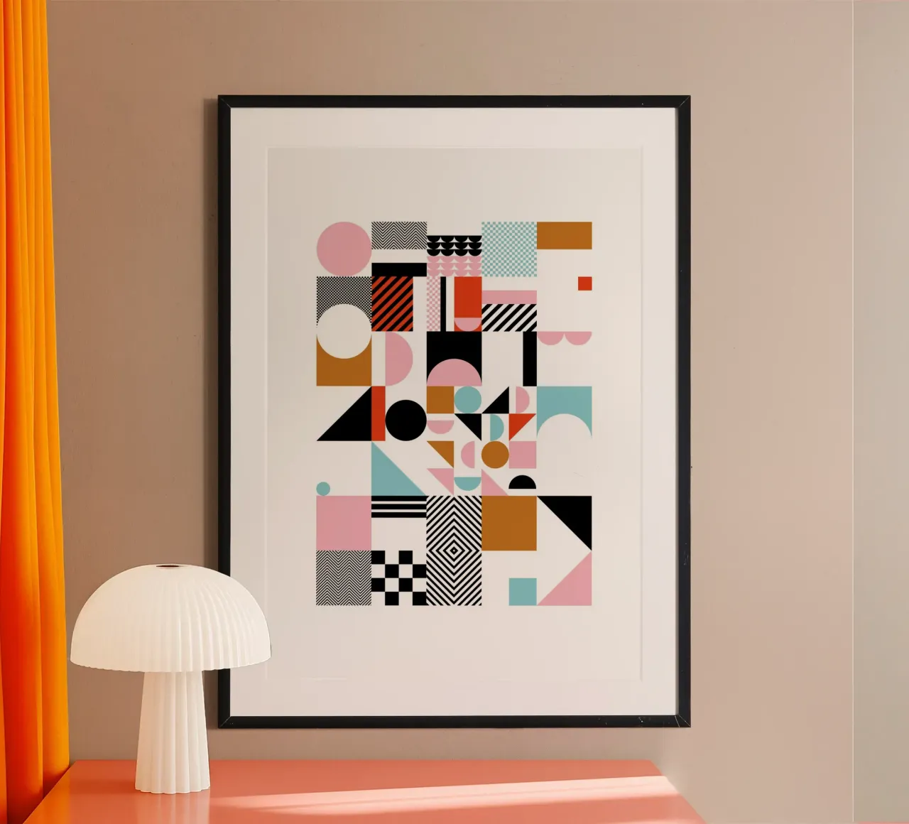 Geometric Game #1 Poster von My Tiny Home