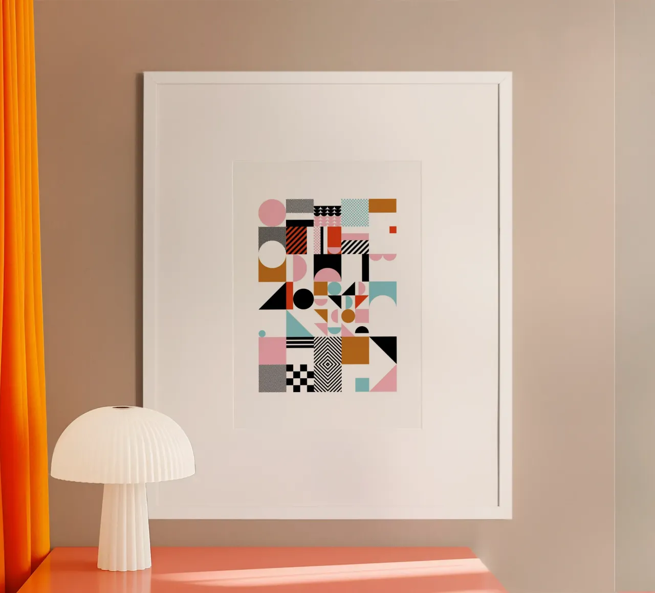 Geometric Game #1 Poster von My Tiny Home