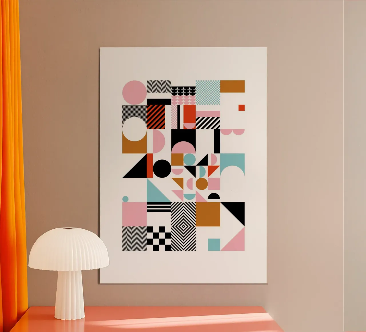 Geometric Game #1 Poster von My Tiny Home