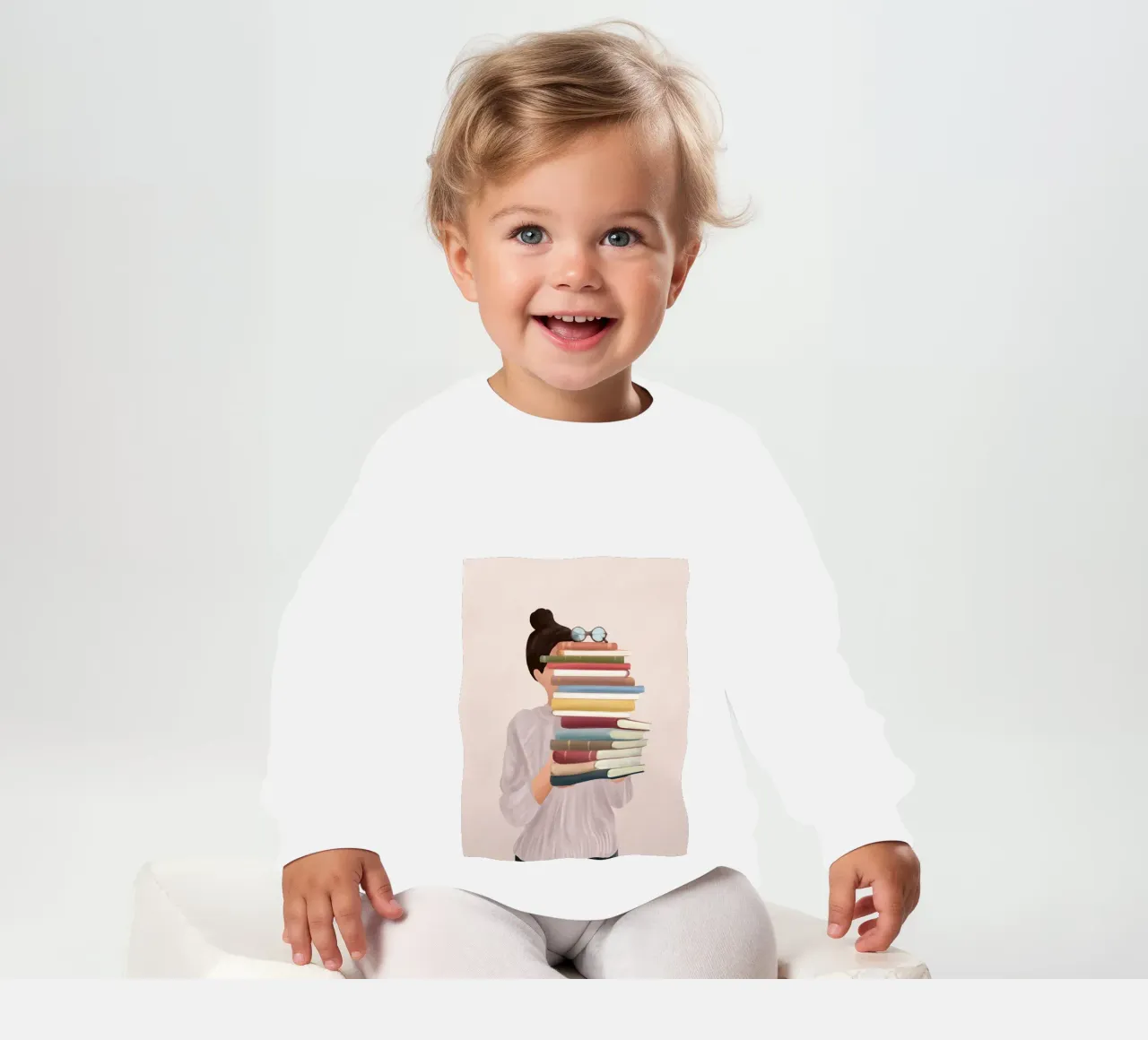 Good Read 01 felpa neonato da Flow Line