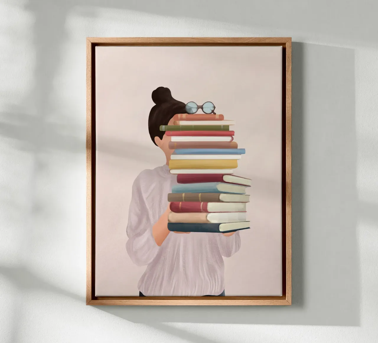 Good Read 01 tela con Cornice a cassetta da Flow Line