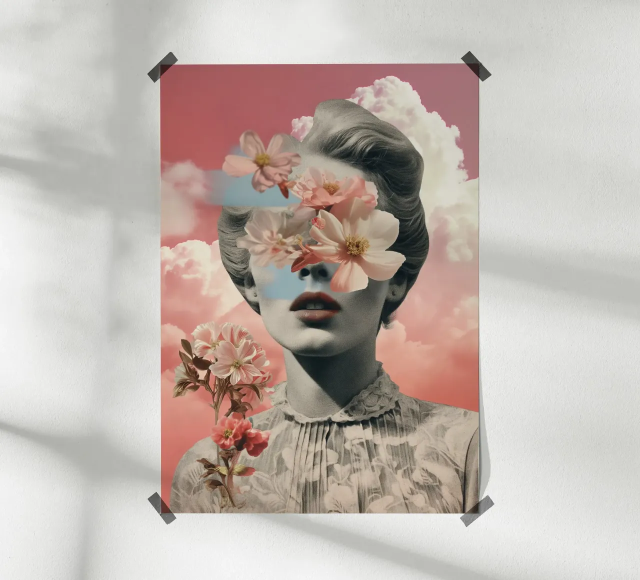 Seeing Pink Flowers Poster von My Tiny Home