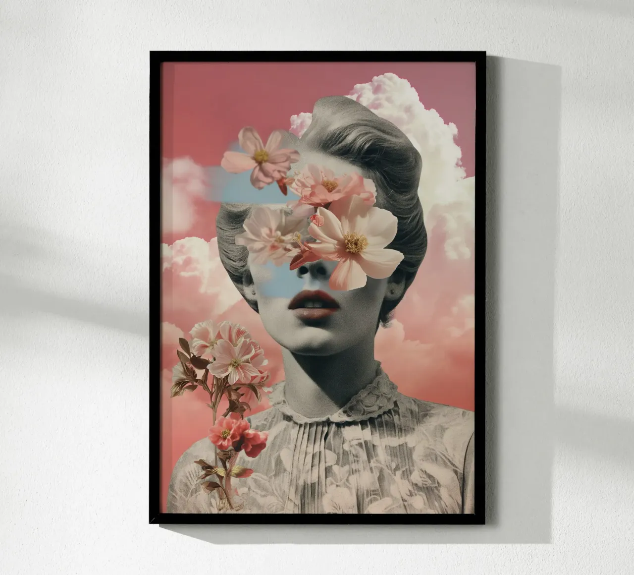 Seeing Pink Flowers Poster von My Tiny Home